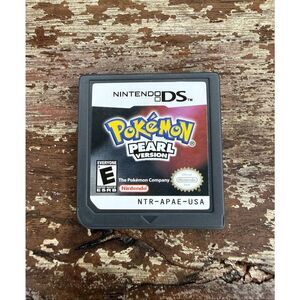 Pokemon Pearl Version Nintendo DS Game Cartridge